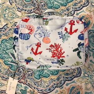 Zip around cosmetic bag